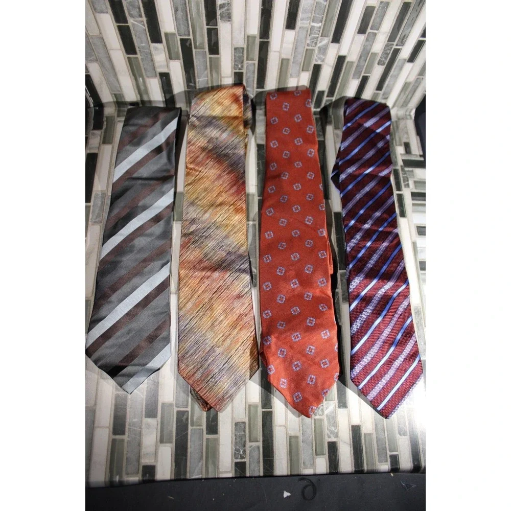 Lot of 4 Designer Italian‎ Ties